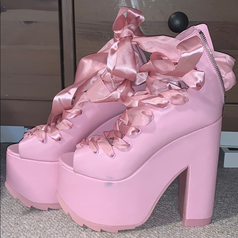 Pink Ballet Bae YRU platforms